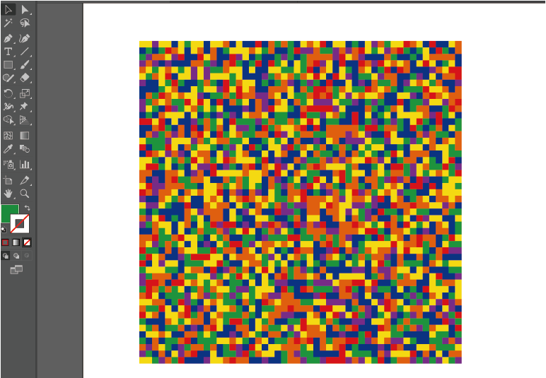 AI教學2-隨機上色，如何將物件選取想要的顏色後再隨機上色？打造像素風格，顏色任你配